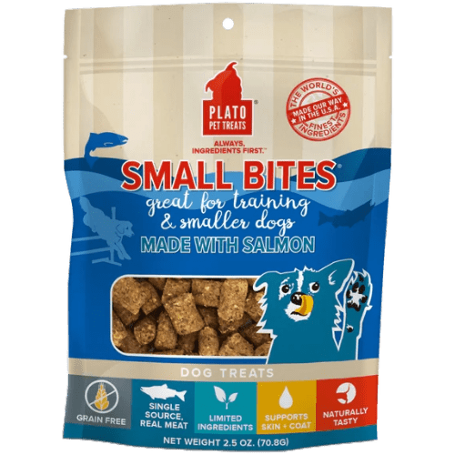 Plato Small Bites Salmon Dog Treats