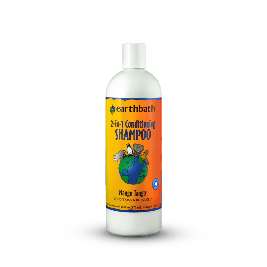 2-in-1 Conditioning Shampoo Mango Tango - earthbath - PetToba-Earthbath