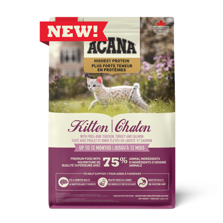 ACANA Highest Protein Kitten Recipe Dry Cat Food ACANA PetToba