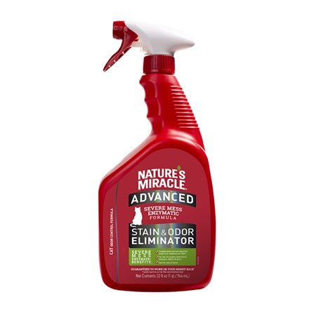Advanced Stain and Odor Eliminator for Cats - Nature's Miracle - PetToba-Nature's Miracle