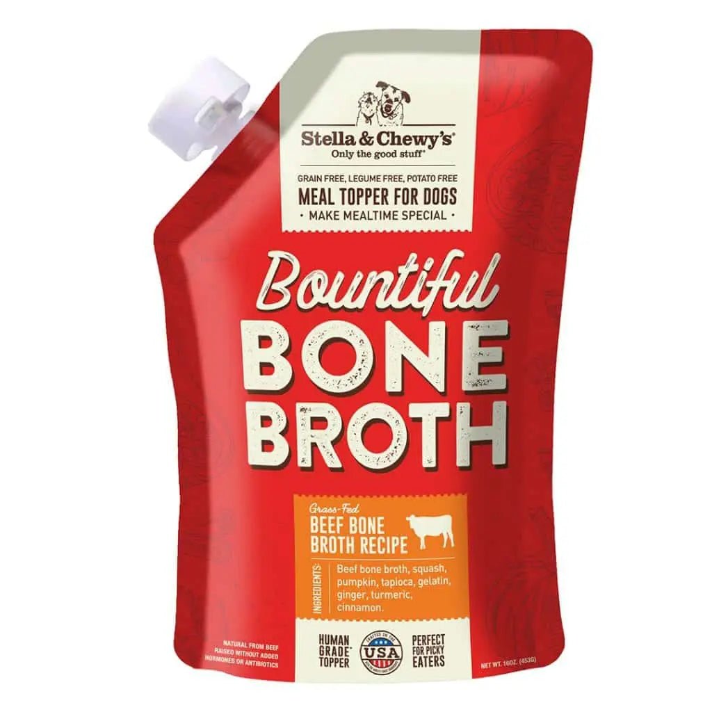 Bountiful Bone Broth Grass Fed Beef Recipe - Dog Food Topper - Stella & Chewy's