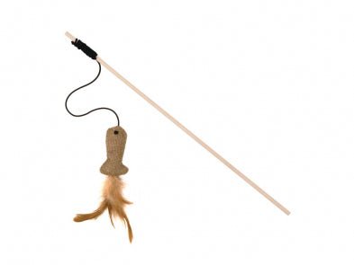 Cat Toy Swing Stick Fish Eco - Cat Toy - Bud'z - PetToba-Bud'z