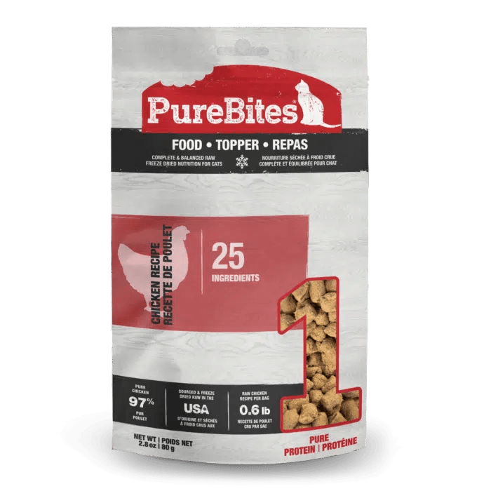 Chicken Freeze Dried Cat Food • Topper - PureBites
