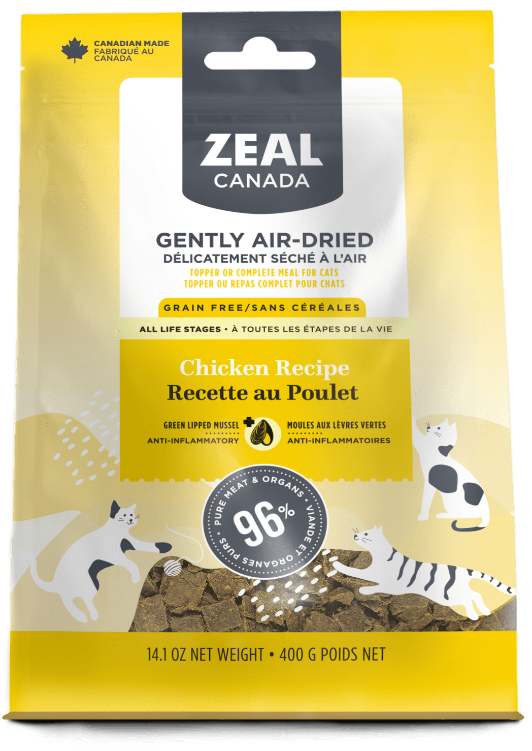 Chicken Recipe - Air Dried Cat Food - Zeal - PetToba-Zeal