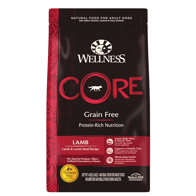 Natural grain free dry sales dog food by wellness core