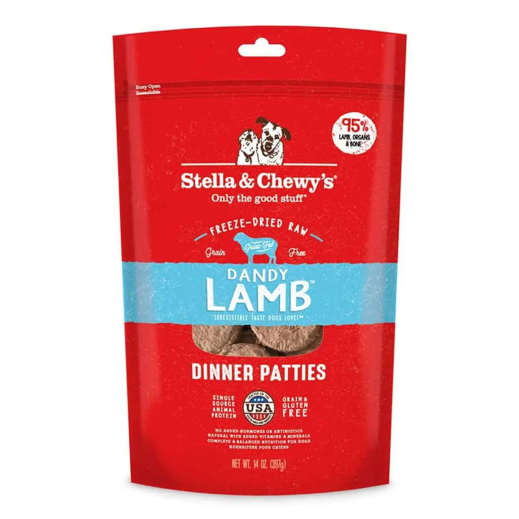 Dandy Lamb Dinner Patties - Freeze Dried Raw - Stella & Chewy's - PetToba-Stella & Chewys