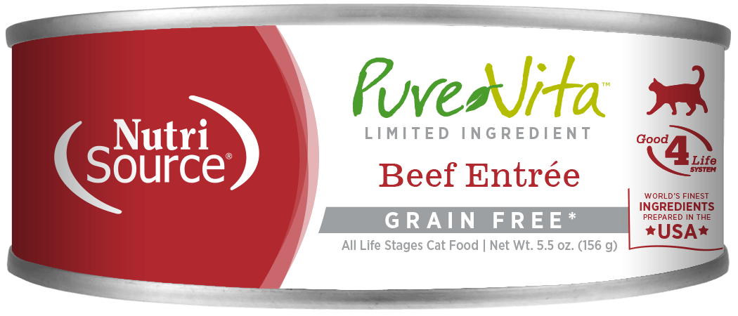 Nutrisource Purvita Gf Beef Beef Liver Cat 5.5 Oz