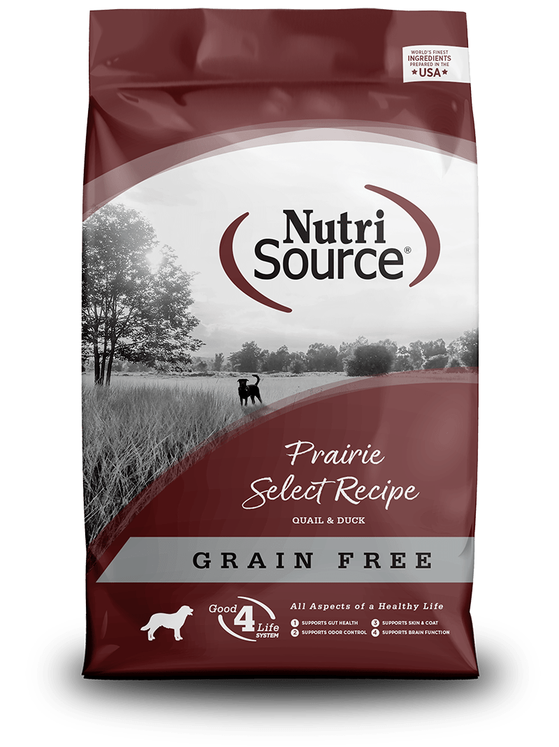 NutriSource Prairie Select Recipe Grain Free Dry Dog Food 26 lb