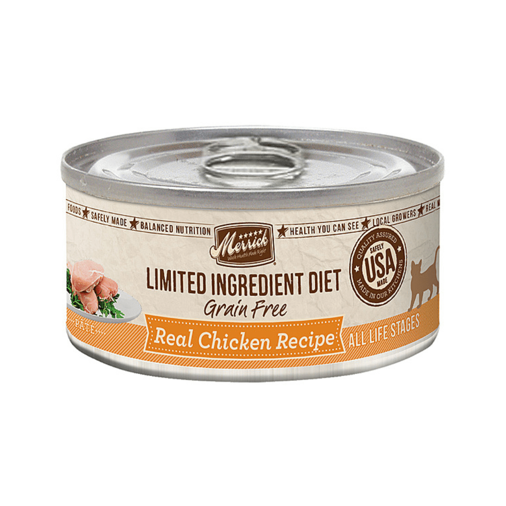 Grain Free Real Chicken Pate Limited Ingredient Diet Wet Cat Food