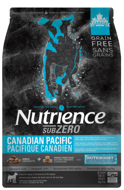 Nutrience sub 2025 zero canadian pacific