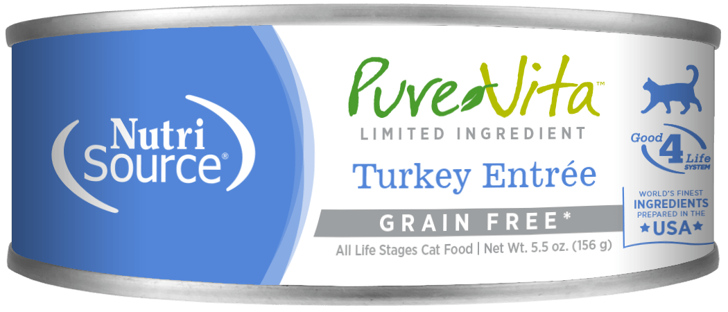 Nutri Source PureVita Turkey Entree Wet Food 156 g