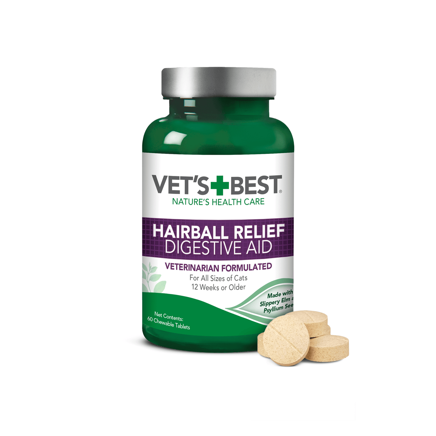 Hairball Relief Digestive Aid-Cat's Supplement- Vet's Best