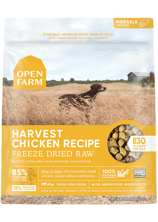 Harvest Chicken - Freeze-Dried Raw Dog Food - Open Farm
