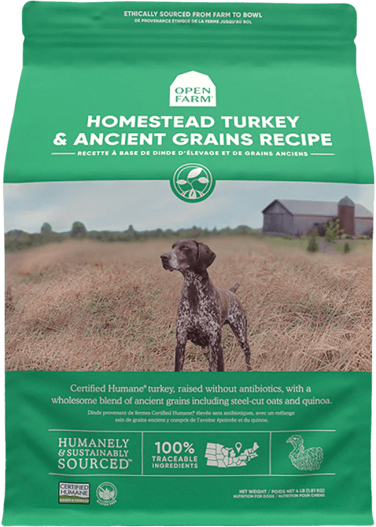 Homestead Turkey & Ancient Grains - Dry Dog Food - Open Farm
