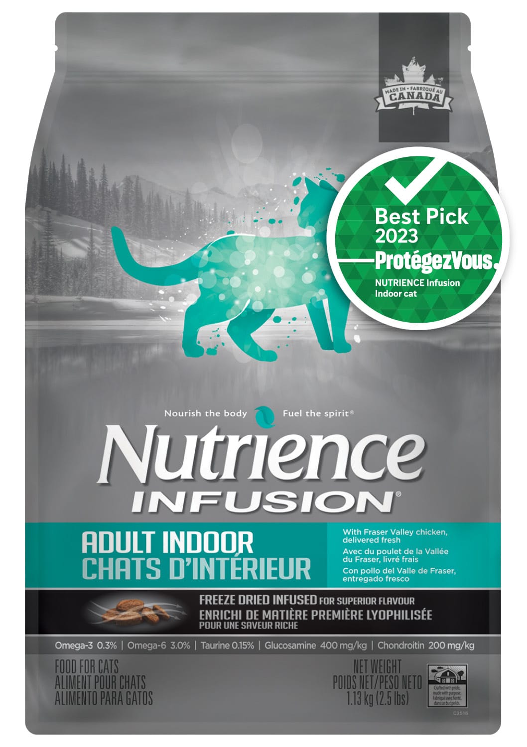 Infusion Healthy Adult Indoor Dry Cat Food Nutrience PetToba