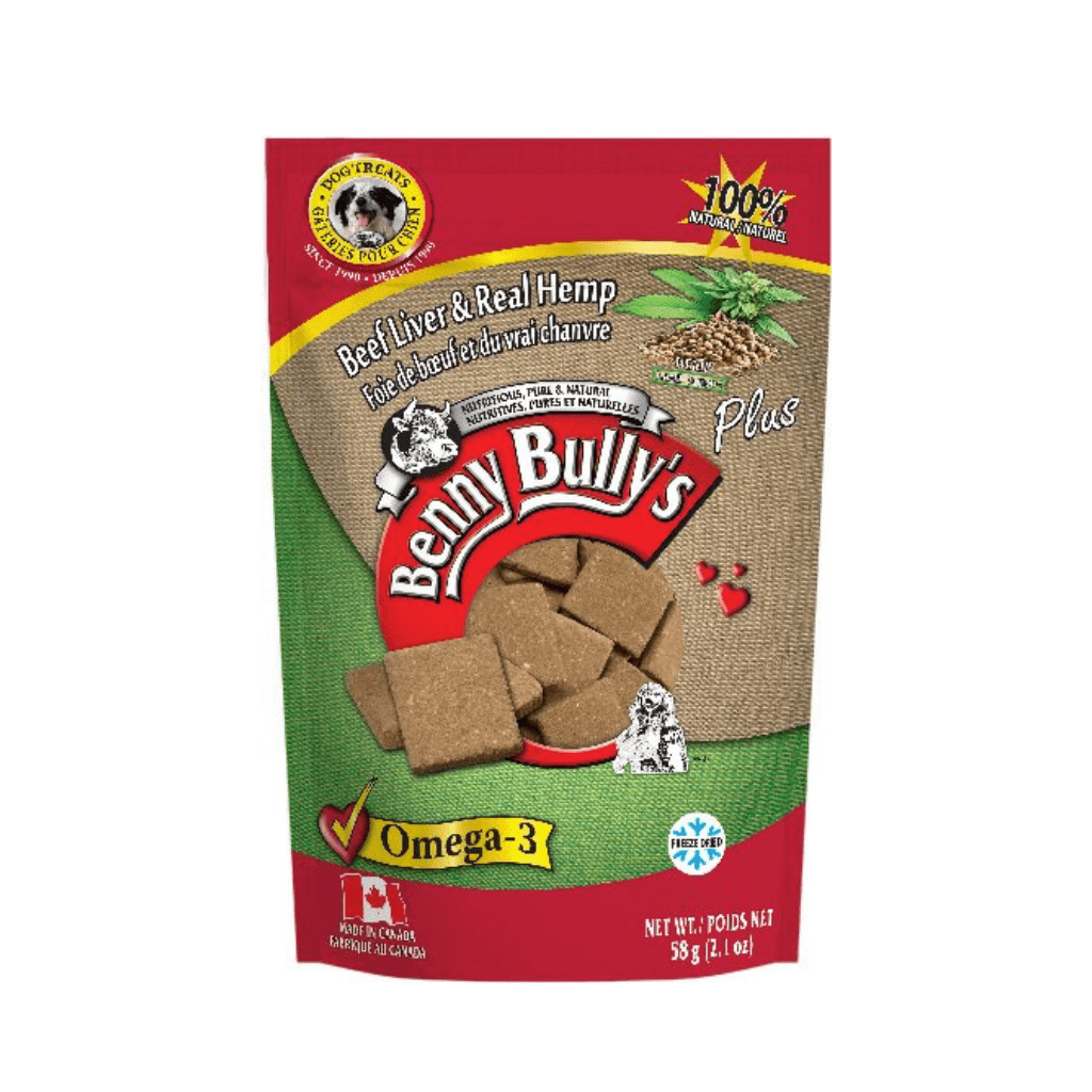 Liver Plus Hemp Dog Treats 58 Gm Benny Bullys PetToba liver-plus-hemp-dog-treats-58-gm-benny-bullys-pettoba