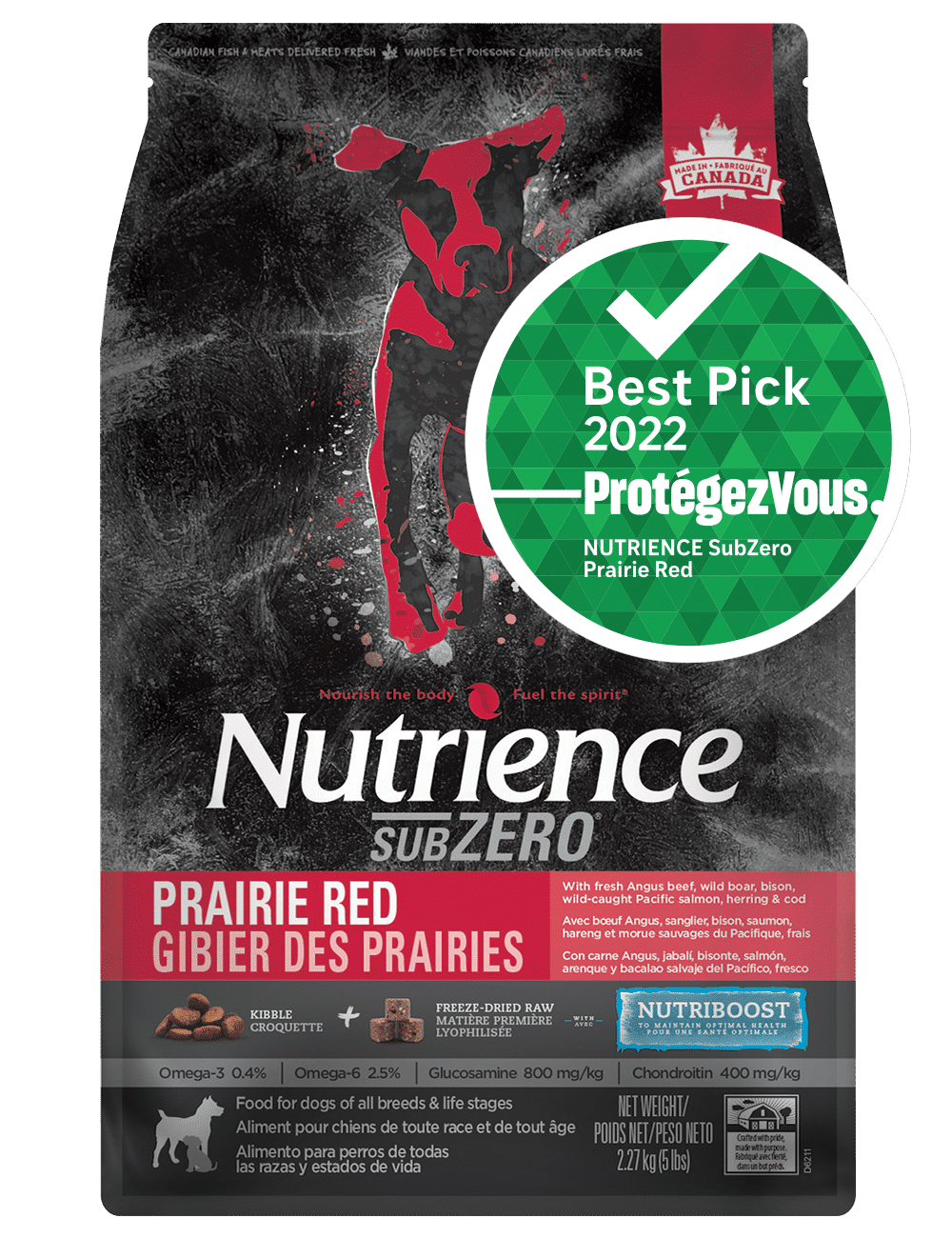 Grain Free SubZero Prairie Red - Dry Dog Food - Nutrience