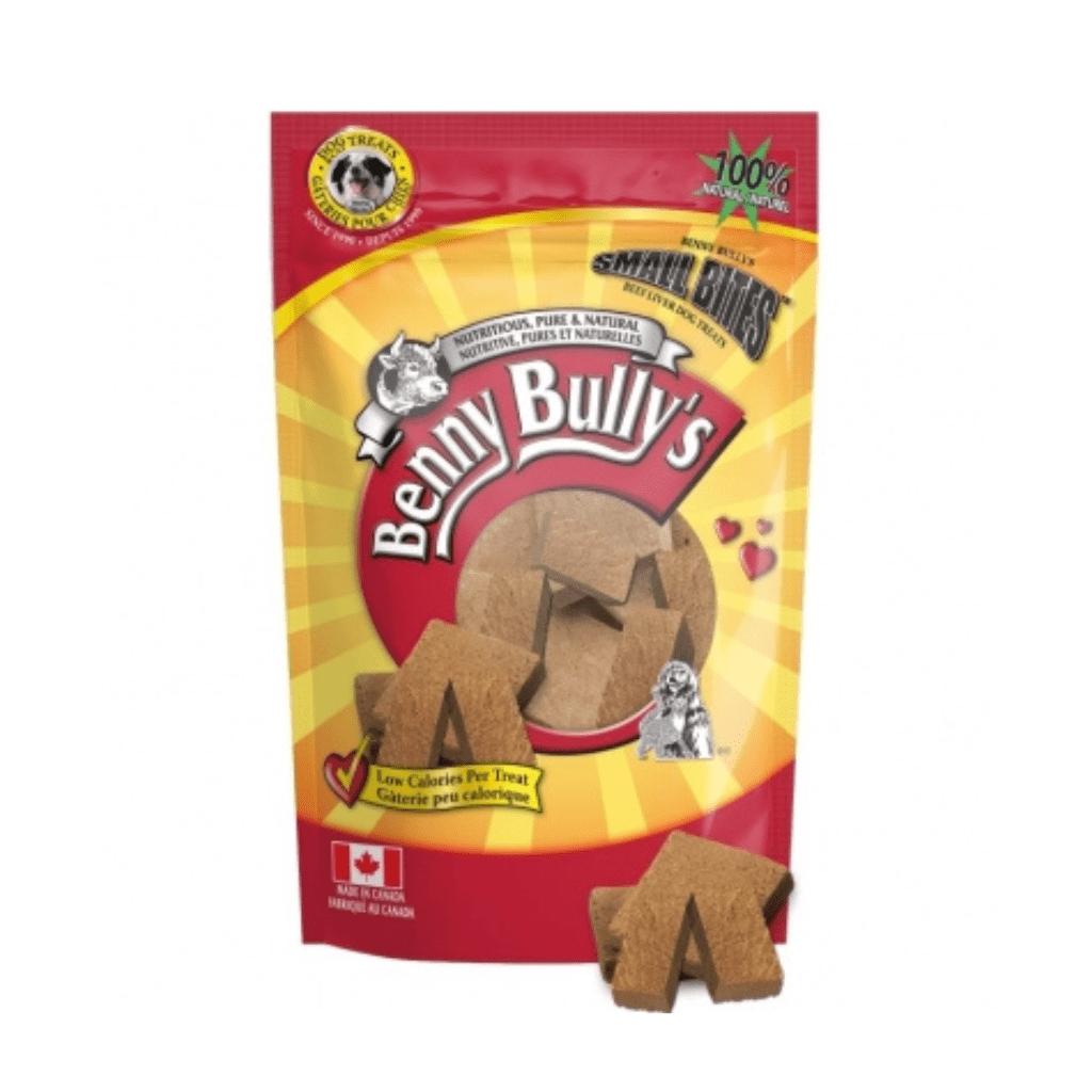 Original Liver Chops Small Bites Dog Treats 260gm - Benny Bullys