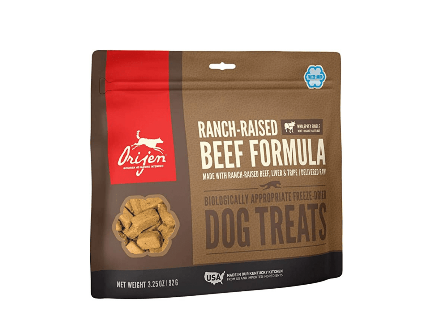 Orijen Freeze Dried Dog Treats - Ranch-Raised Beef 92 gm