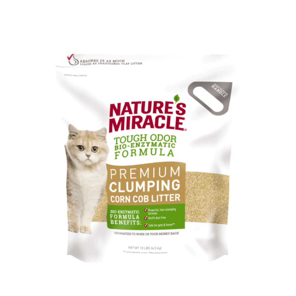 Premium Clumping Corn Cob Cat Litter - Nature's Miracle