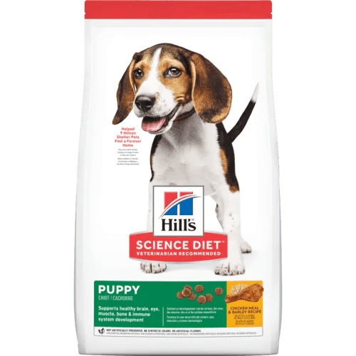 Puppy Healthy Development with Chicken Meal Barley Recipe Dry Dog Food Hill Science Diet