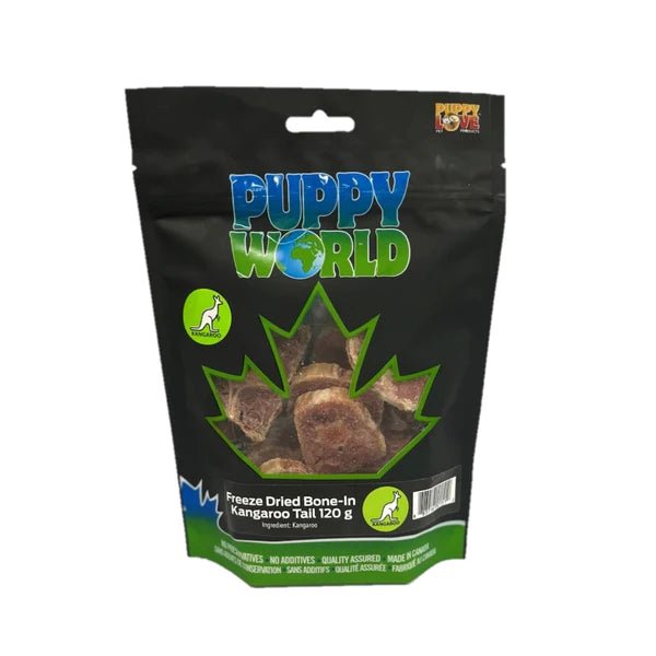 Puppy World Freeze Dried Kangaroo Tail PetToba