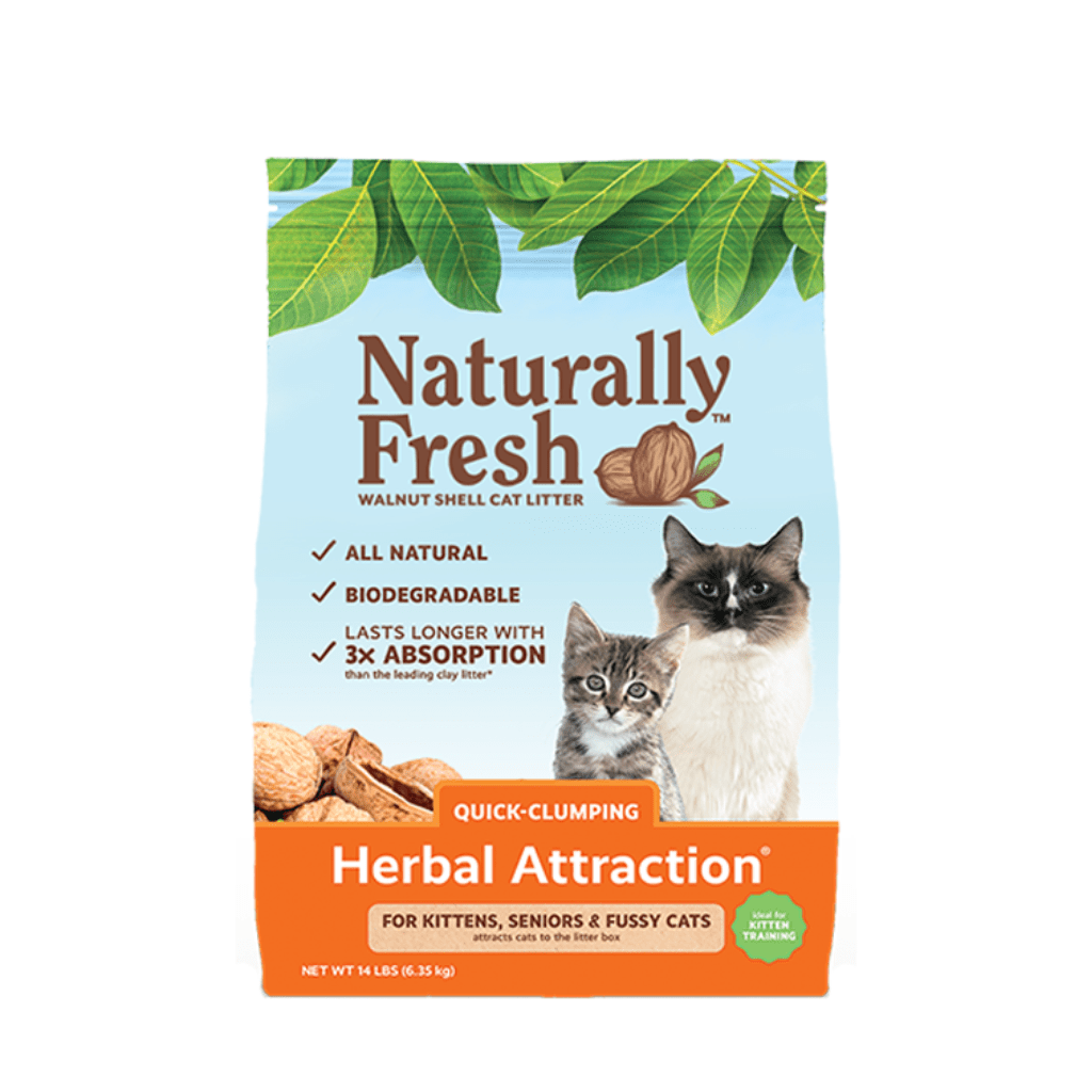 QuickClump Herbal Attraction Cat Litter Naturally Fresh PetToba