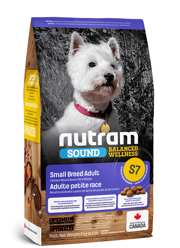 S7 Sound Balanced Wellness Small Breed Adult Chicken Meal and