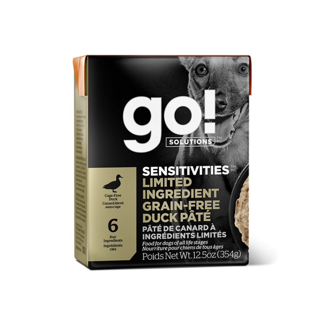 Sensitivities Grain Free Duck Pate 12/354g - Wet Dog Food - Go! Solutions - PetToba-Go! Solutions