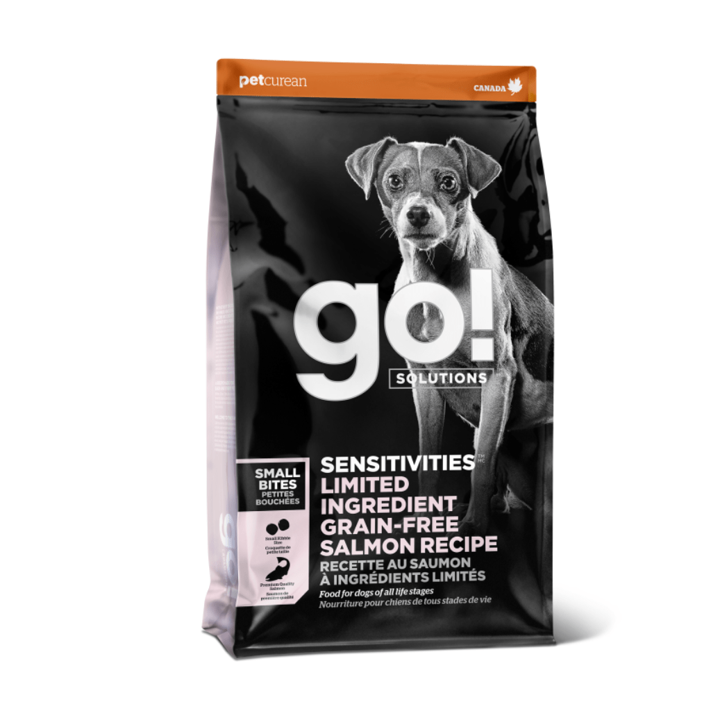 Sensitivities Grain-Free Small Bites Salmon Recipe - Dry Dog Food - Go! Solutions