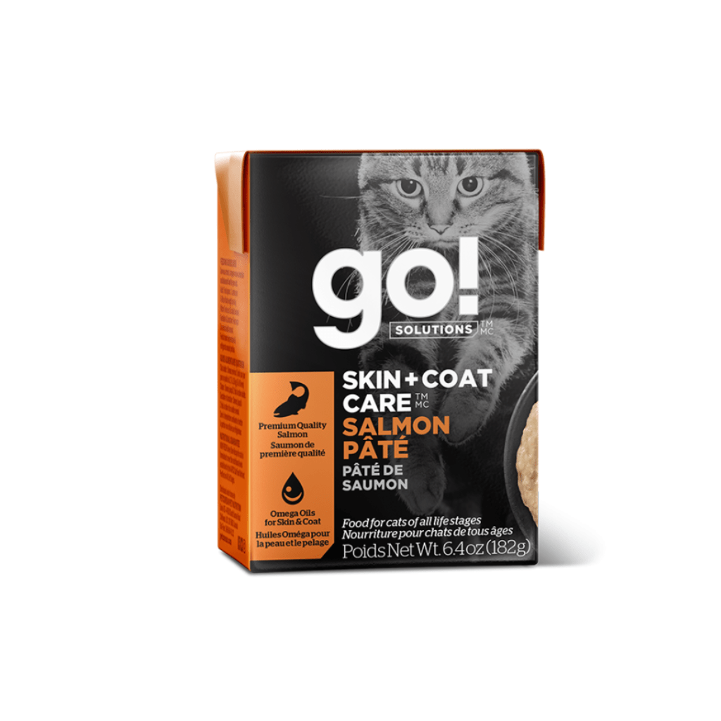 Skin + Coat Care Salmon Pate 24/181g - Wet Cat Food - Go! Solutions