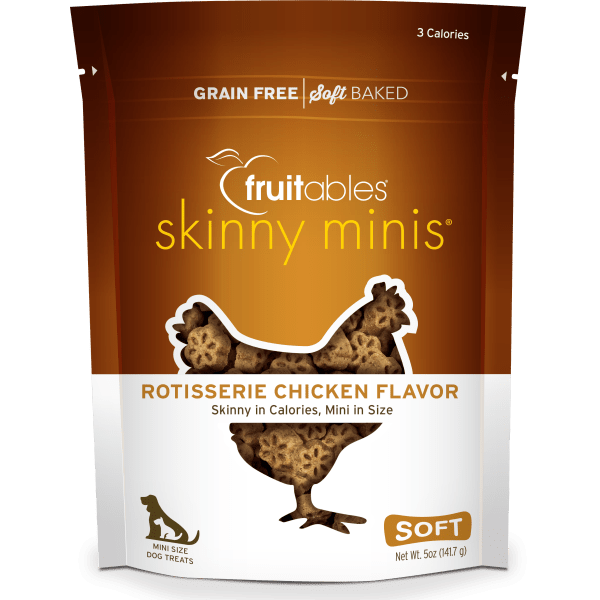 Skinny Minis Chicken Chewy Dog Treats 5 oz (141 g) - Fruitables