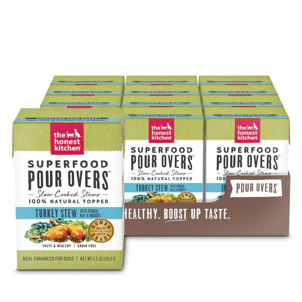 Superfood PourOvers: Turkey - Dog Food Topper - The Honest Kitchen - PetToba-The Honest Kitchen