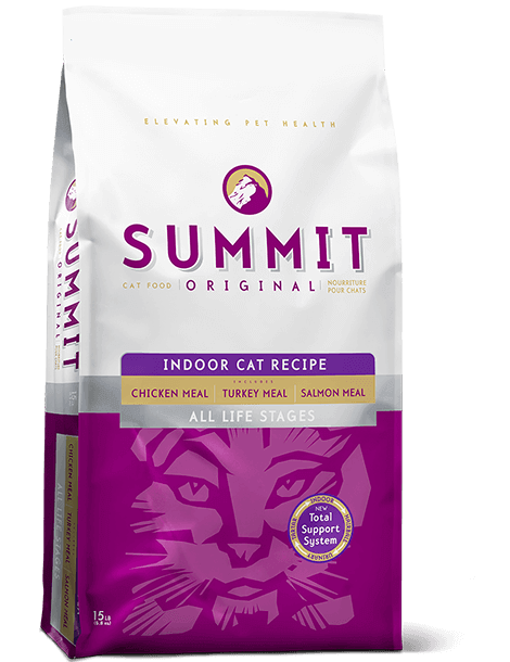 Three Meat Indoor Cat Recipe - Dry Cat Food - Summit