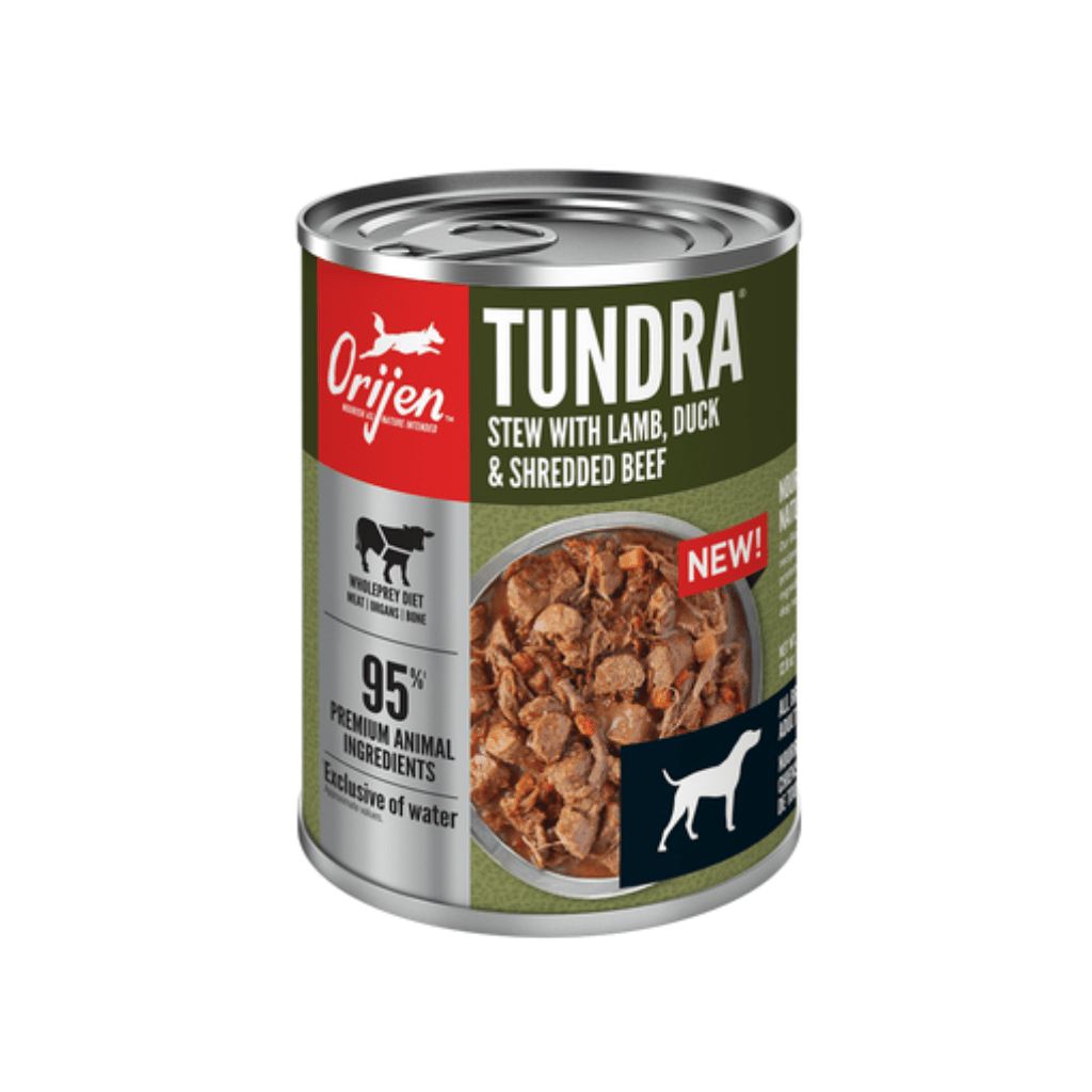Tundra Stew Recipe with Shredded Beef, Duck & Lamb - Wet Dog Food - Orijen - PetToba-ORIJEN