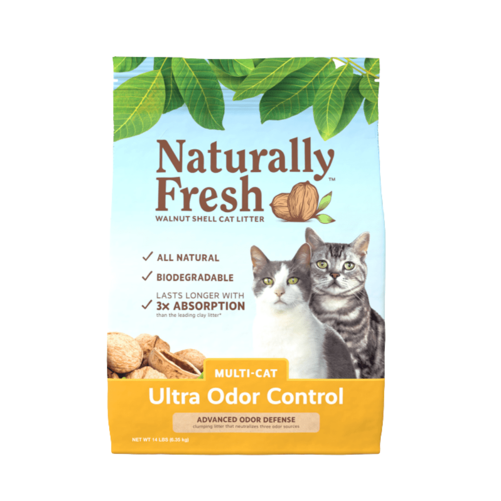 UltraOdor Control MultiCat Cat Litter Naturally Fresh PetToba