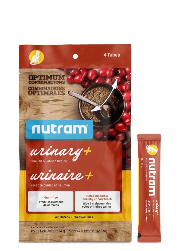 Urinary+ Cat Treats Chicken & Salmon Recipe - Cat Treats - Nutram - PetToba-Nutram