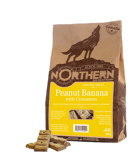 Wheat Free Peanut Banana with Cinnamon 450g - Northern Biscuit