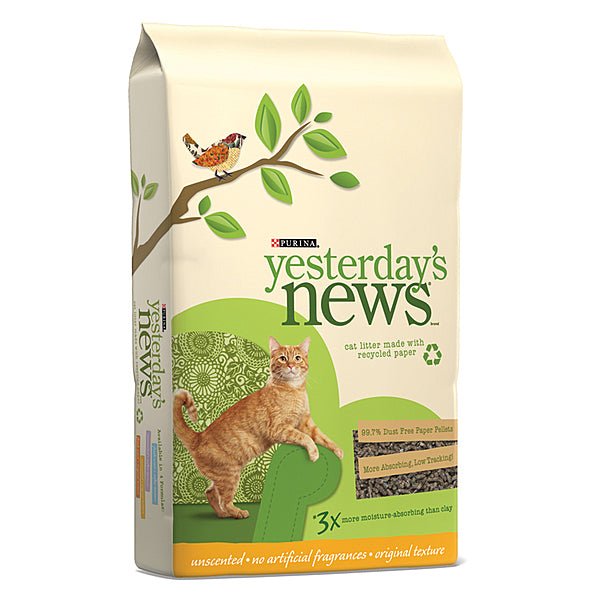 Yesterday's News Regular Unscented Cat Litter Purina – PetToba