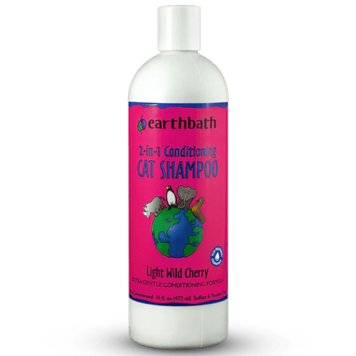 2 - in - 1 Conditioning Cat Shampoo Wild Cherry - earthbath - PetToba - Earthbath