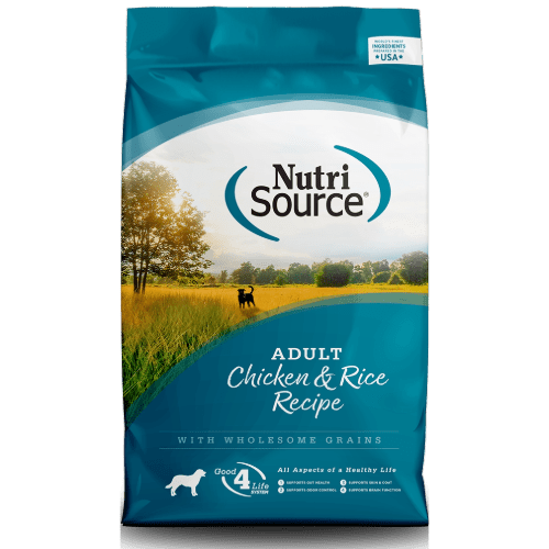 Adult Chicken & Rice Recipe - Dry Dog Food - NutriSource - PetToba - NutriSource