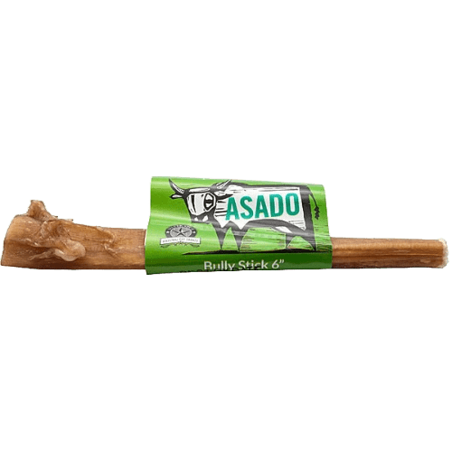 Asado Bully Stick 6" - Dog Treats - Silver Spur Natural Pet Treats - PetToba - Silver Spur Natural Pet Treats