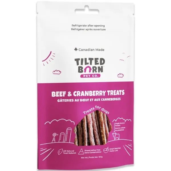 Beef & Cranberry - Dog Treats - Tilted Barn - PetToba - Tilted Barn