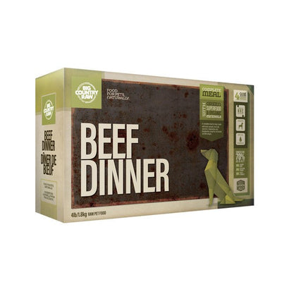 Beef Dinner Carton - Frozen Raw Dog Food - Big Country Raw - PetToba - Big Country Raw