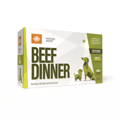 Beef Dinner Carton - Frozen Raw Dog Food - Big Country Raw - PetToba - Big Country Raw