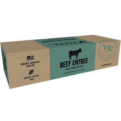 Beef Entree Patties - Frozen Raw Dog Food - Vital Essentials - PetToba - Vital Essentials