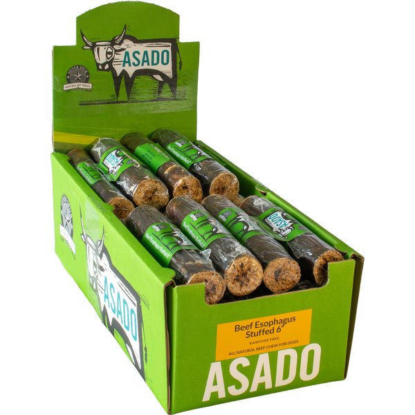 Beef Esophagus Stuffed - Dog Chews - Silver Spur Natural Pet Treats - PetToba - Silver Spur Natural Pet Treats