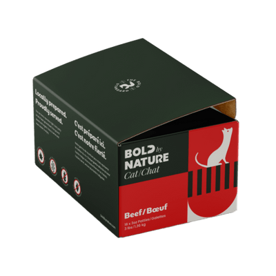 Beef - Frozen Raw Cat Food - Bold By Nature - PetToba - Bold By Nature