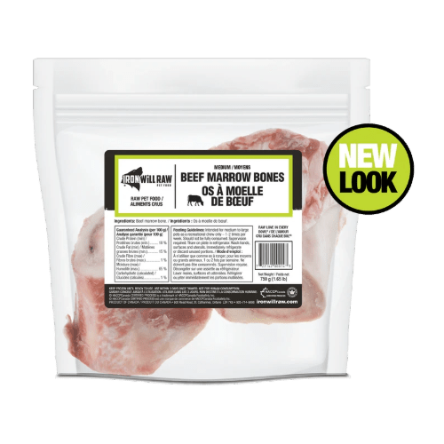 Beef Marrow Bones Medium 750 g - Frozen Raw Dog Chew - Iron Will Raw - PetToba - Iron Will Raw