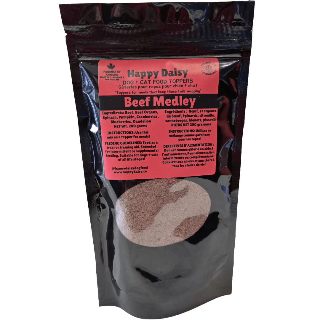 Beef Medley - Food Topper - Happy Daisy - PetToba - Happy Daisy